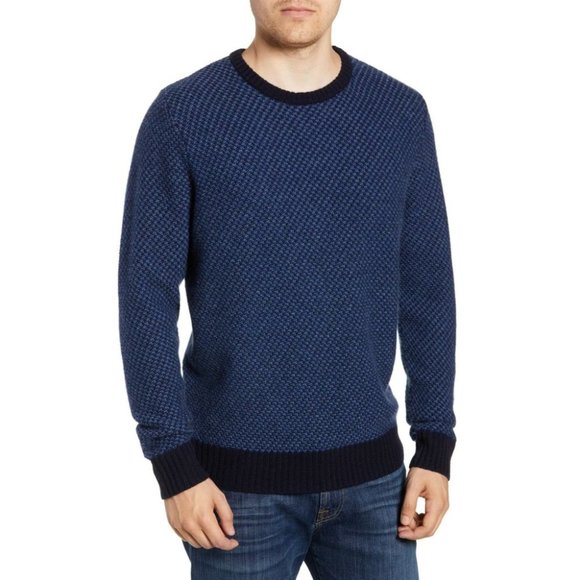 Nordstrom Other - NORDSTROM MEN'S SHOP New Jacquard Sweater XL Blue